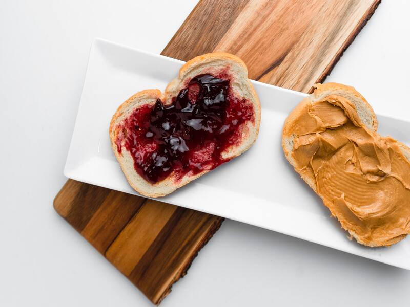 Peanut Butter and Jelly Sandwiches