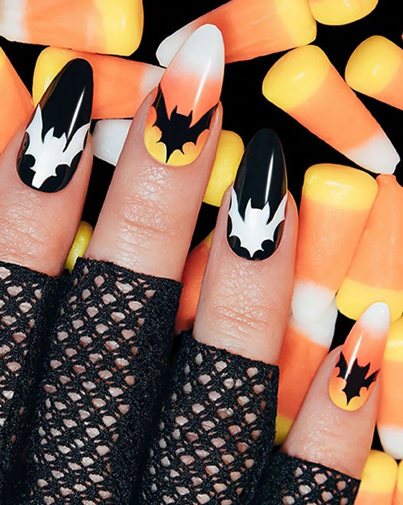 mẫu nail halloween