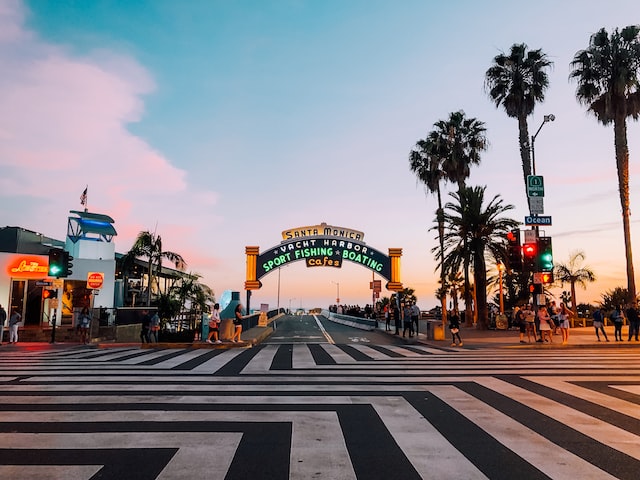 Bãi biển Santa Monica - Du lịch California