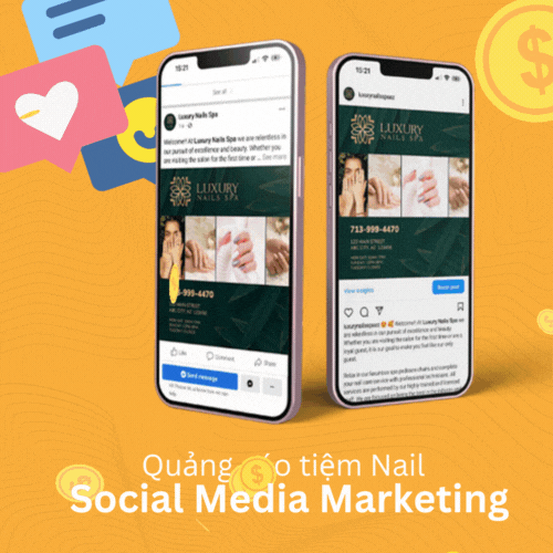 Social Media Marketing tiệm Nail