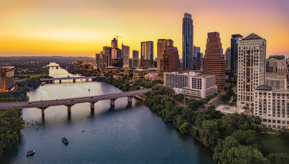 Du lịch Texas - Austin Skyline, Texas