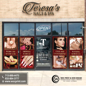 In Ấn & Quảng Cáo Cho Tiệm Nail tại Mỹ