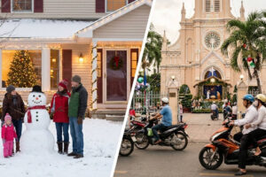 Giáng Sinh ở Mỹ khác gì ở Việt Nam?