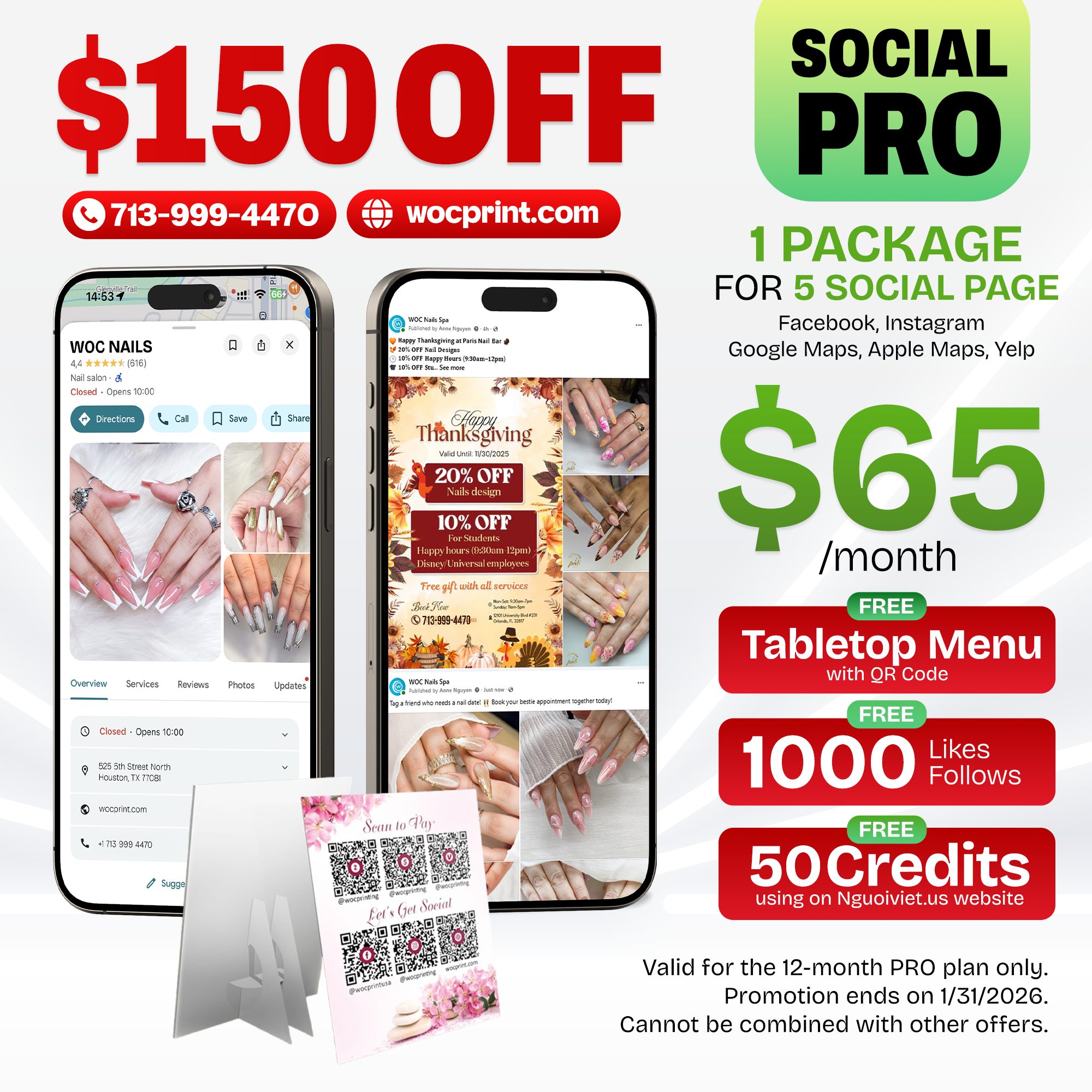 Social Media Marketing cho tiệm Nails