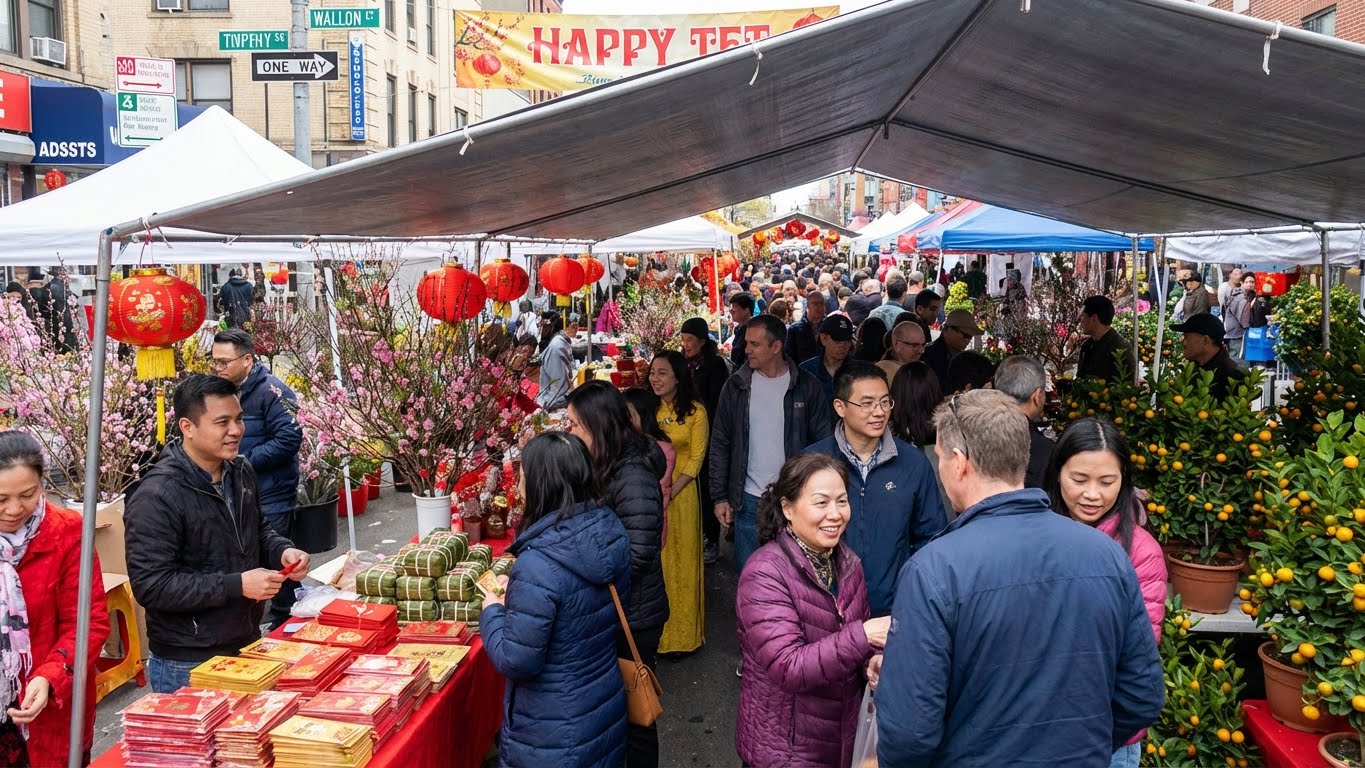 Tết vẫn đến, dù không ở quê hương