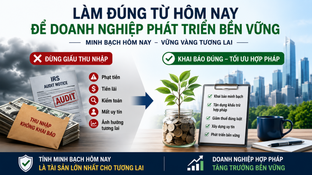 Đừng Tìm Cách Giấu Thu Nhập, Hãy Học Cách Tối Ưu Thuế Hợp Pháp