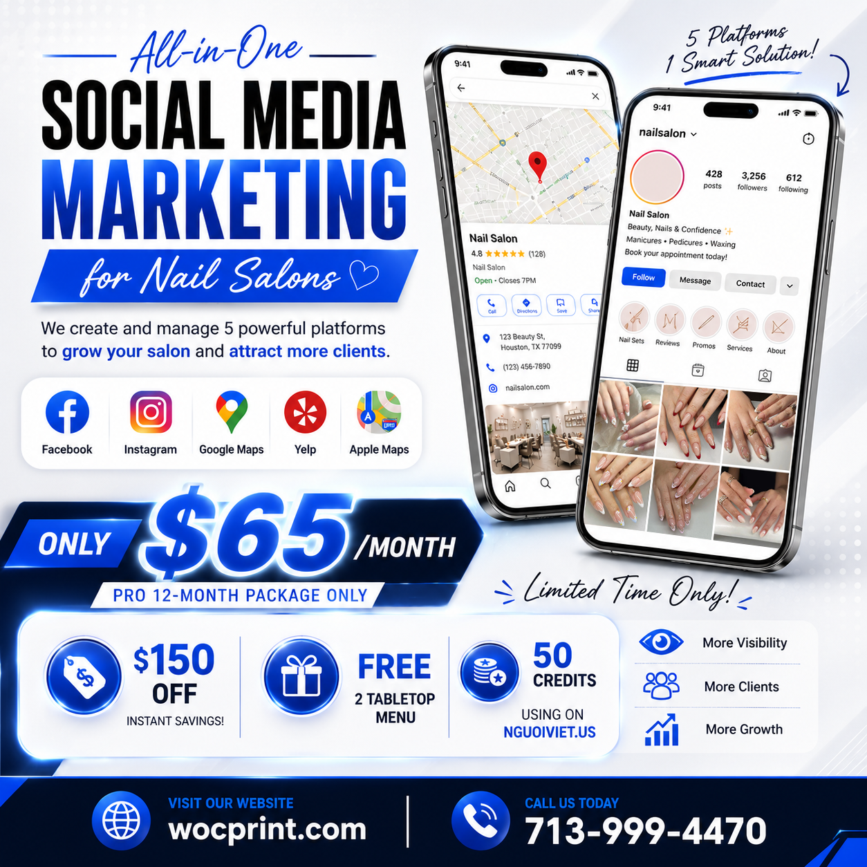 Social Media Marketing cho tiệm Nails