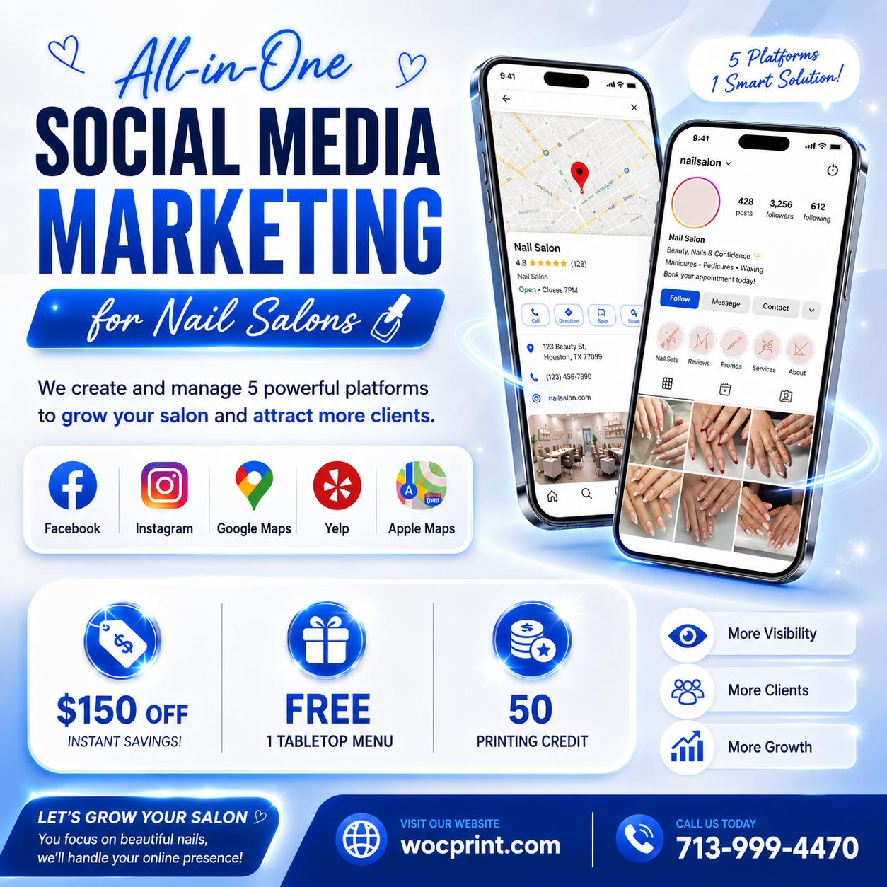 Social Media Marketing cho tiệm Nails